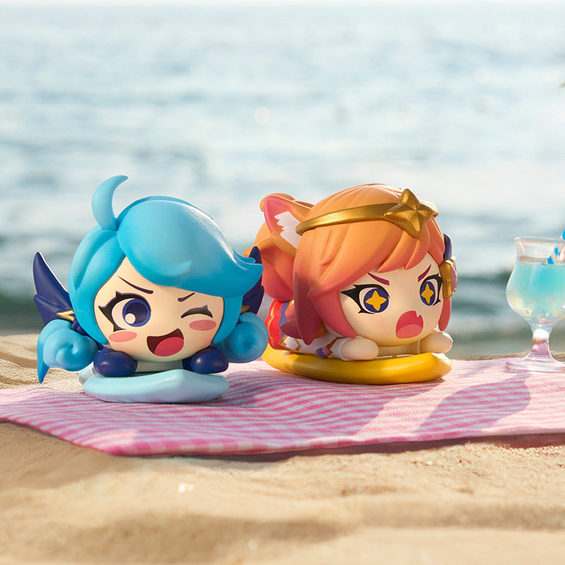 金铲铲之战小小英雄泳池派对系列魄罗手办萌粒盲盒书桌面摆件,模玩/动漫/周边/娃圈三坑/桌游,手办/手办景品,淘宝优惠券,粉丝福利购,淘宝优惠卷