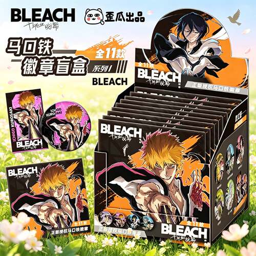 歪瓜出品BLEACH境·界千年血战篇马口铁徽章系列1盲盒周边盲袋