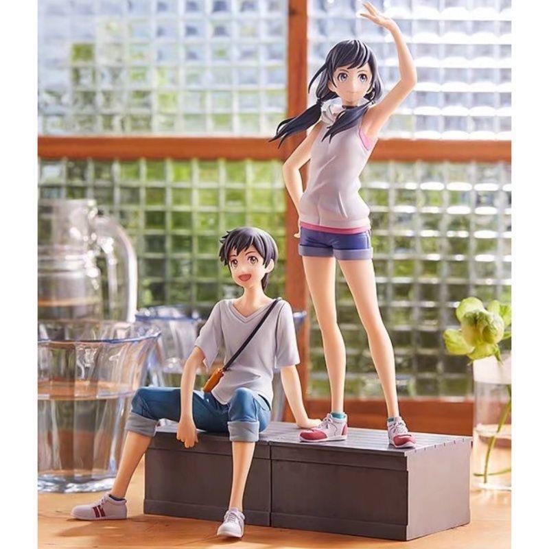天气之子 你的名字 帆高阳菜手办 模型摆件手办 情侣创意动漫摆件图片