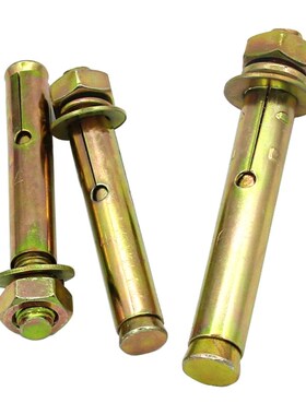 彩锌广式外膨胀螺丝拉爆膨胀螺栓加长爆炸螺丝铁膨胀钉M6MX8M10M1