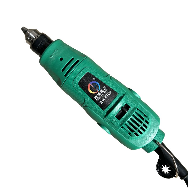 瓷砖空鼓打孔电钻小型手持电磨机石材开孔器钻机插电充Z电式调速