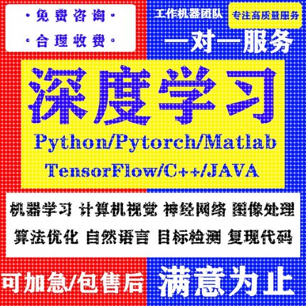 python代编程机器深度学习算法代matlab复现神经网络图像处理c++