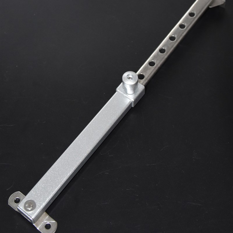 塑钢窗伸缩风撑铝合金窗户固定限位器平开门窗防风U撑杆塑钢窗支