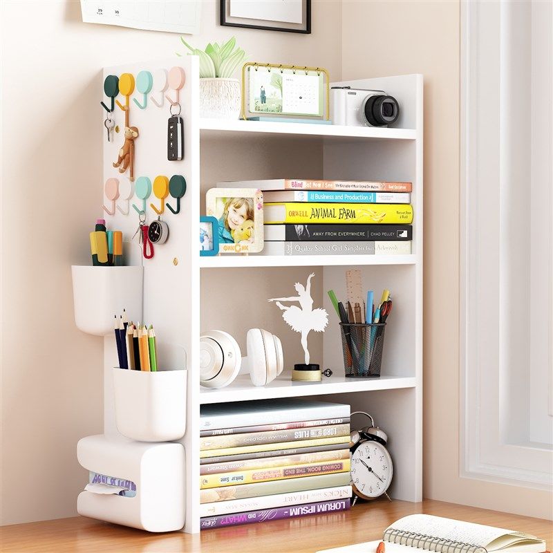 桌面书架置物架家用收纳架卧室柜子学生桌上架子小型X多层简易书,住宅家具,书架,淘宝优惠券,粉丝福利购,淘宝优惠卷