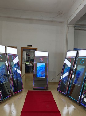 360 mirrorphoto booth照相拍照亭跨境魔法照相亭镜子360 booth