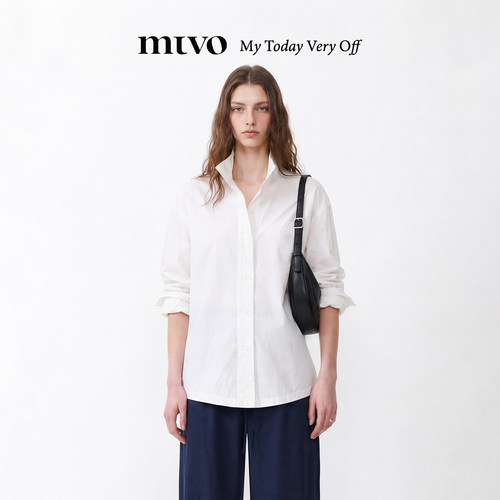 【MTVO】立领刺绣衬衫