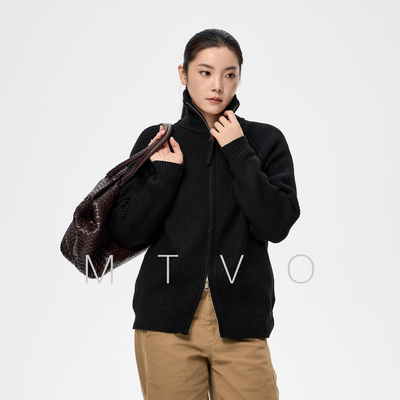 新款开衫毛衣男春季立领针织衫