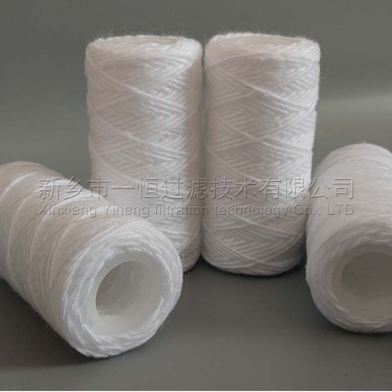 现货5寸线绕滤芯耐酸碱电镀液纯水机过滤PP棉线缠绕滤芯60Wx30x12