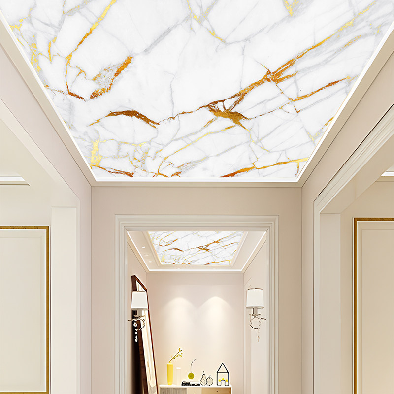 客厅走廊玻璃悬吊式l天花板压克力板灯板过道天花装修造型理石纹,基础建材,亚克力板,淘宝优惠券,粉丝福利购,淘宝优惠卷