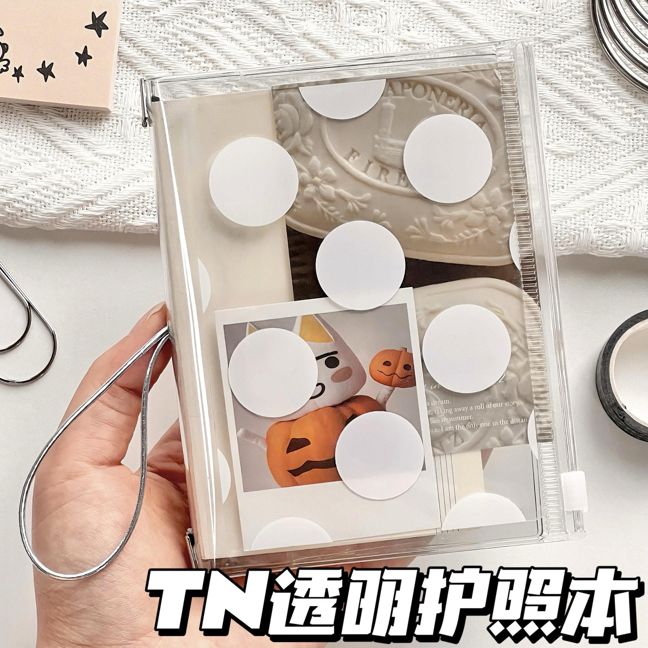 透明TN护照手账本拉链保护套便携防护书衣学生文具diy痛本高颜值.图片