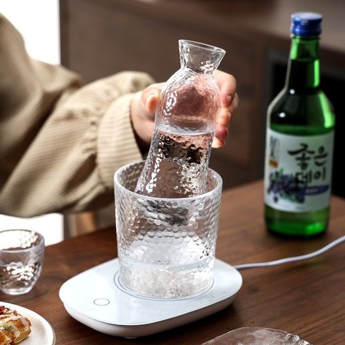 简约玻璃酒具套装家用酒壶一口y杯小酒杯烈酒杯清酒壶烫酒壶温酒