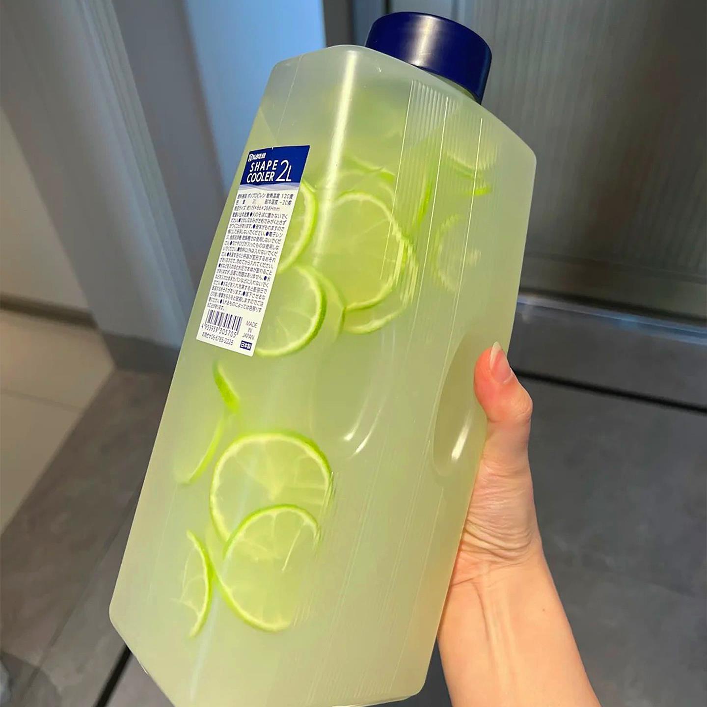 冷水壶家用食品级PP材质大容量耐高温冰箱柠檬果汁大扎壶冷泡茶壶