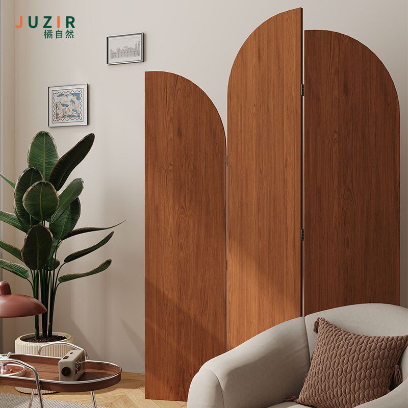 法式折叠屏风隔断可移动客厅沙发背景I墙房间卧室玄关遮挡可定制