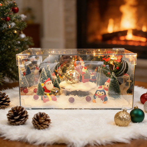 圣诞旋转魔方小夜灯DIY材料包