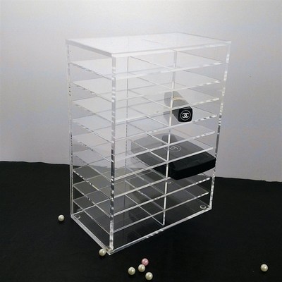 20层眼影收纳盒彩妆o工具收纳盒透明亚克力眼影腮红TF收纳整理盒