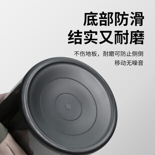 简约风办公室酒店大 不锈钢垃圾桶家用客厅卧室卫生间高颜值中K式