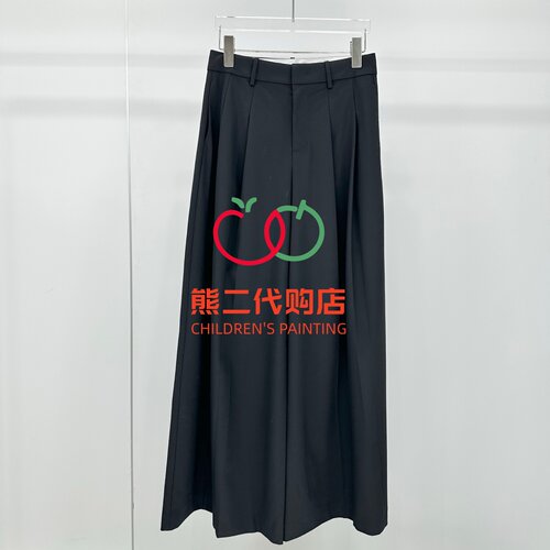 艾诺丝商场同款2026春新款显瘦直筒阔腿休闲裤女BR302150