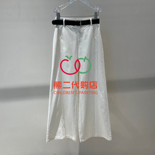 艾诺丝商场同款2026春新款直筒阔腿牛仔裤女长裤BR322129