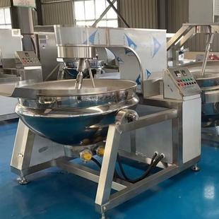 大型食堂炒菜设备虾酱馅料酱料包炒料机全自动行星搅拌多爪炒锅