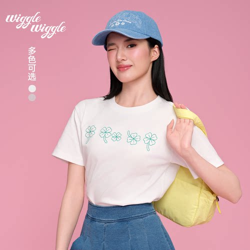 26夏季新款时尚圆领短袖T恤女