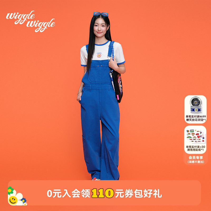 【2026早春新款】wigglewiggle多巴胺宽松减龄工装背