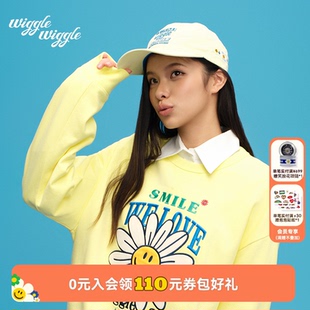 刺绣鸭舌帽复古牛仔棒球帽 字母个性 wigglewiggle25年秋冬新款 经典