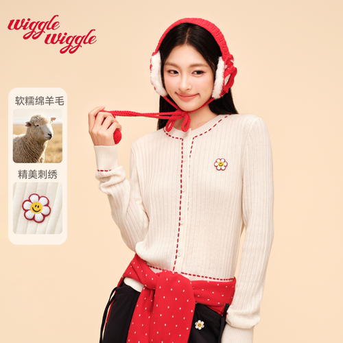 wigglewiggle26羊毛毛衣针织开衫