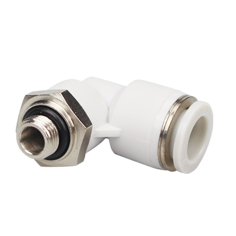 气动快插PLe8-G02快速PL6-G01气管接头PL10-G03螺纹弯头L型直通