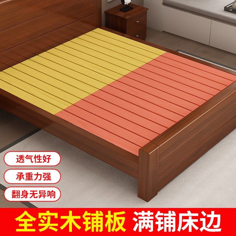 中式实木b床1.5米加厚单人床经济型简约家用1.8米双人床出租房床