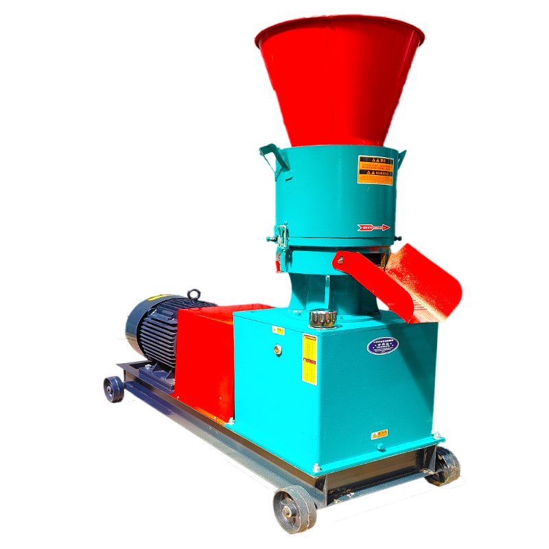 新款压轮转饲料颗粒机造粒机制粒机养殖鸡鸭鹅兔T牛羊玉米草料家