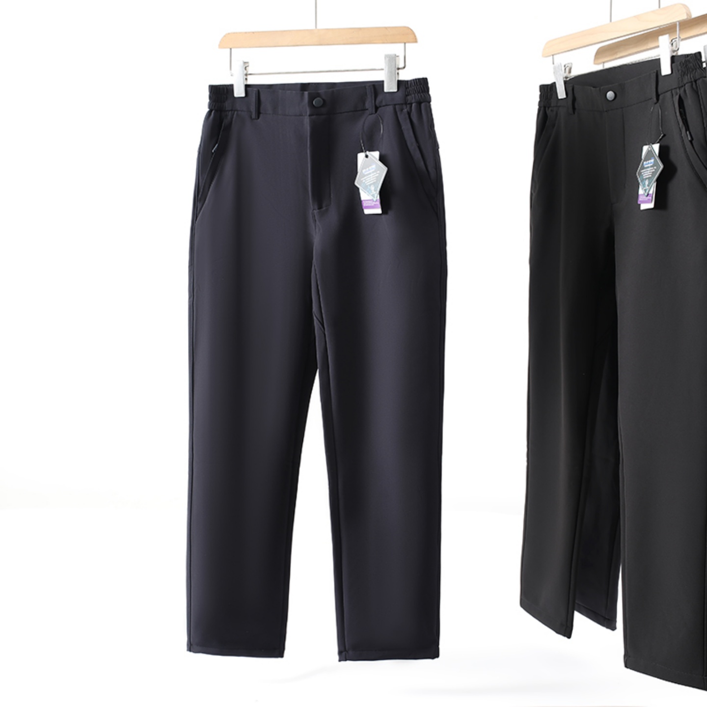 户外运动加绒软壳冲锋裤男士冬季