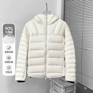 90绒户外休闲防风加厚排骨羽绒服男女款防水连帽保暖防钻绒面包服
