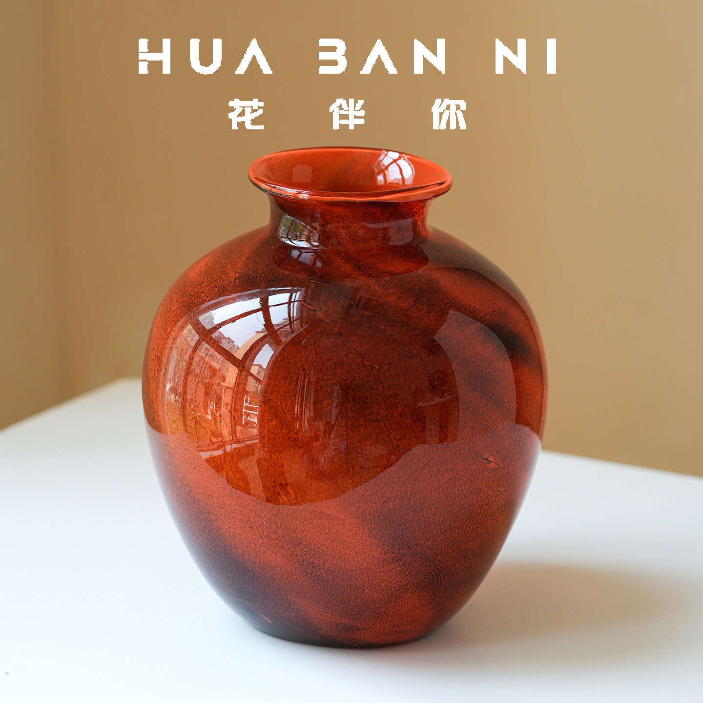中古风花瓶玻璃摆件插花艺术水培器皿高级感鲜花瓶漂亮复古创意