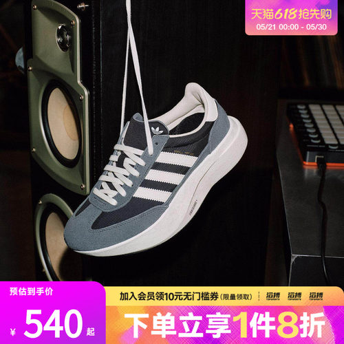 adidas阿迪达斯三叶草男女鞋SL72PRO经典复古跑步风运动鞋KK3072