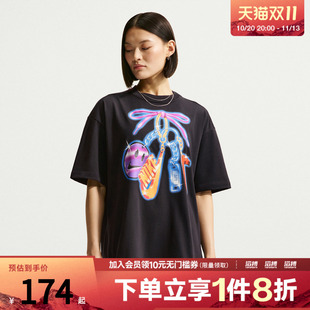 NIKE耐克女子NSW CLASSIC OS OC11运动休闲短袖T恤IR7849-010