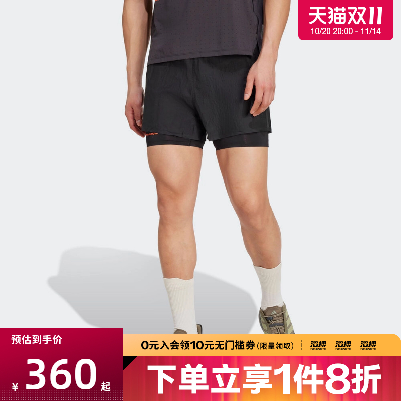 adidas阿迪达斯男子ADI365 HK2in1 M运动休闲短裤JM1211