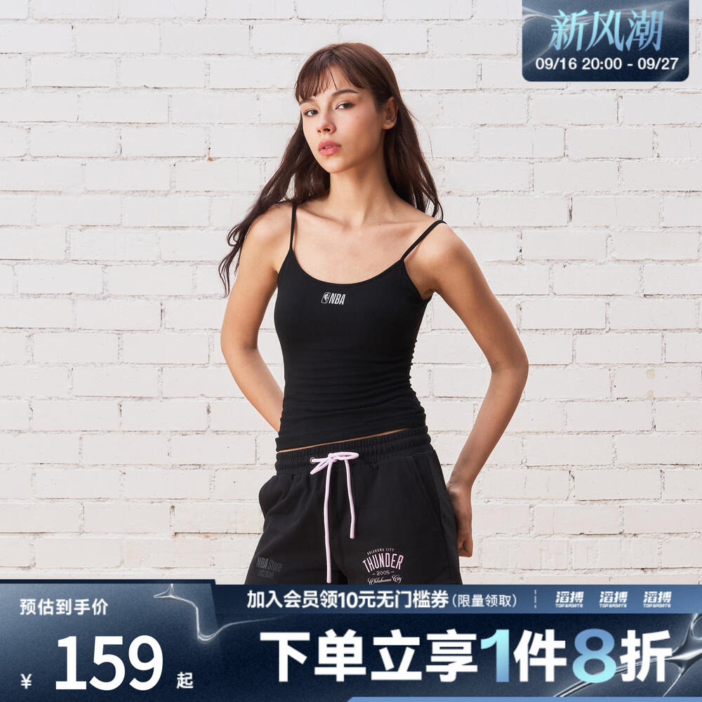 NBA女款雷霆球队短裤NBAAP2603SS060101BK