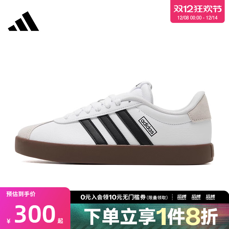 adidas阿迪达斯女鞋VL COURT3.0SPW FTW运动休闲鞋KJ4000