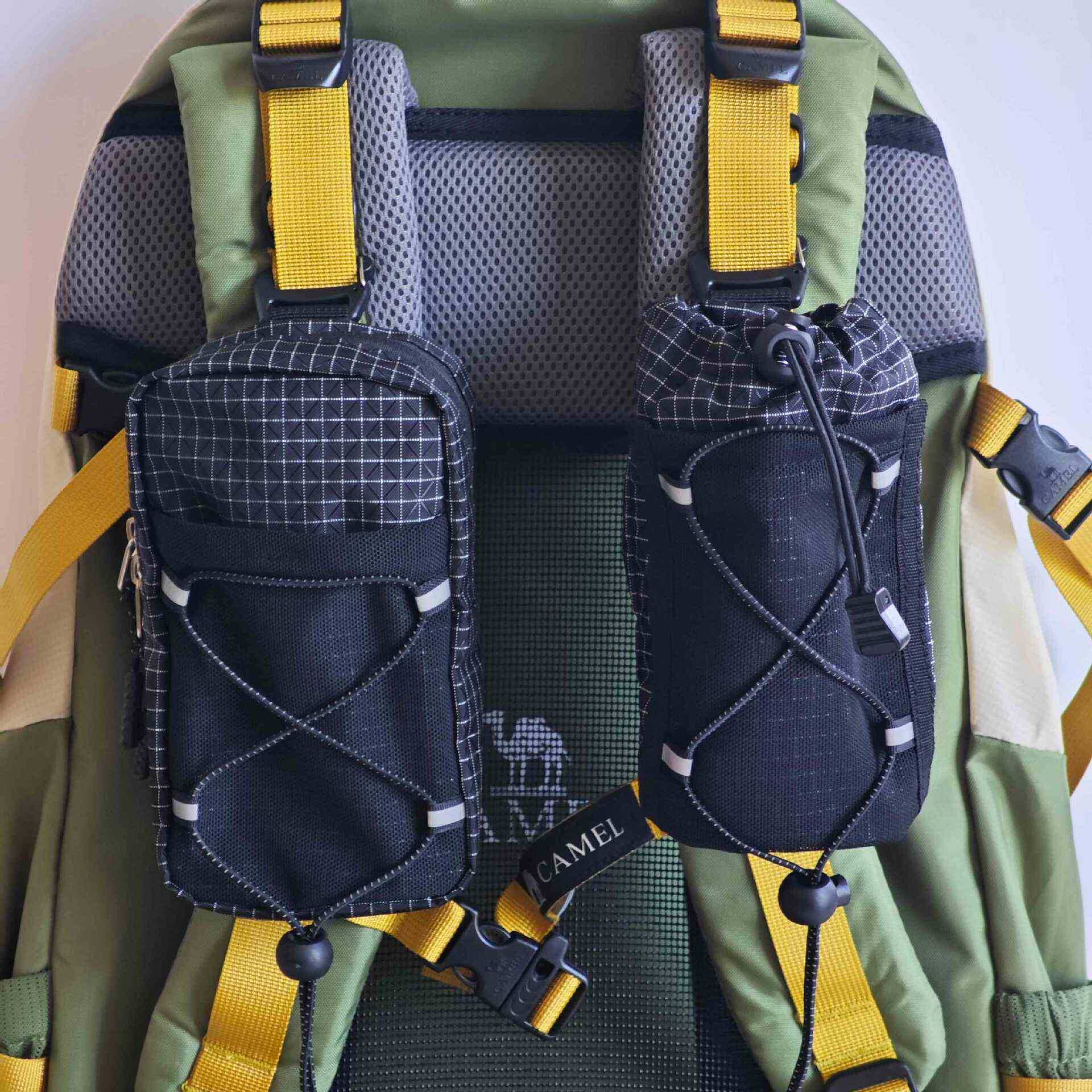 户外肩带包挂包登山徒步拓展袋水杯手机收纳包超轻防水背包附件包