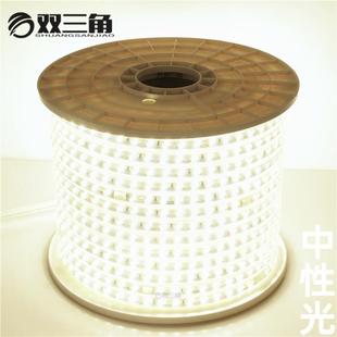 中性光3030高亮工程款 防水2835高压220柔性软led灯带户外灯条