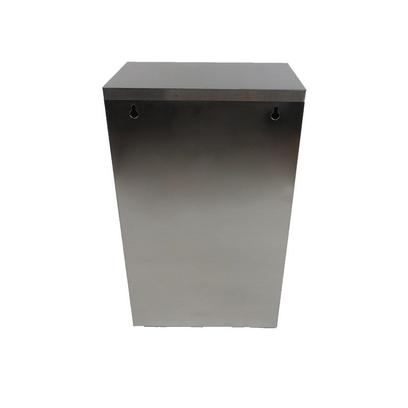 不锈钢挂墙式垃圾桶8L/15L简约收E纳桶家用厨房壁挂防漏垃圾箱新