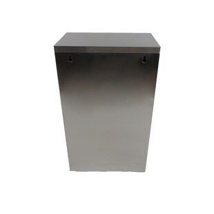 不锈钢挂墙式垃圾桶8L/15L简约收E纳桶家用厨房壁挂防漏垃圾箱新