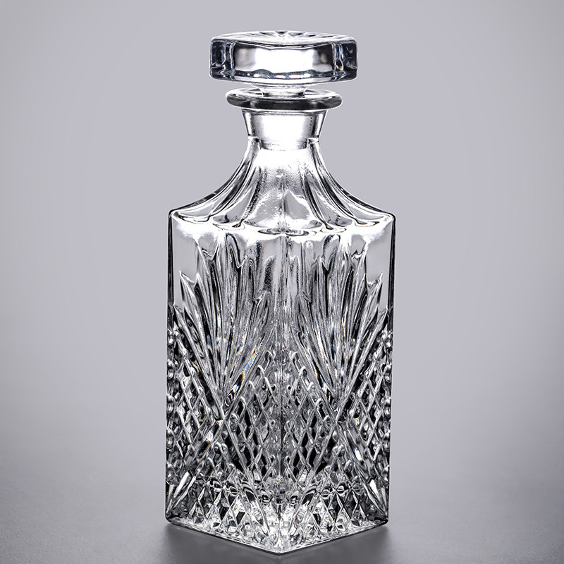 加厚洋酒瓶空瓶威士忌酒瓶酒樽酒杯玻璃家K用密封大号摆件装饰欧