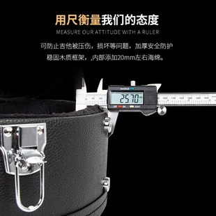 吉他琴盒箱41寸民谣古典u贝斯电吉他包加厚硬壳托运防水防震女生