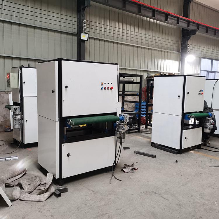 金属平面抛光机不锈钢拉丝铜铝铁板激光切割去毛刺砂带打磨砂光机