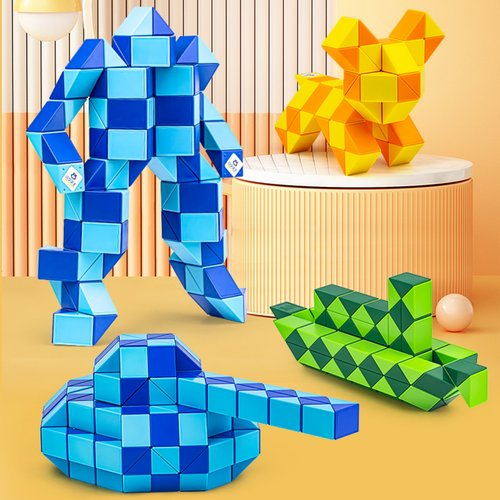 爆款益智玩具儿童百变魔尺魔方