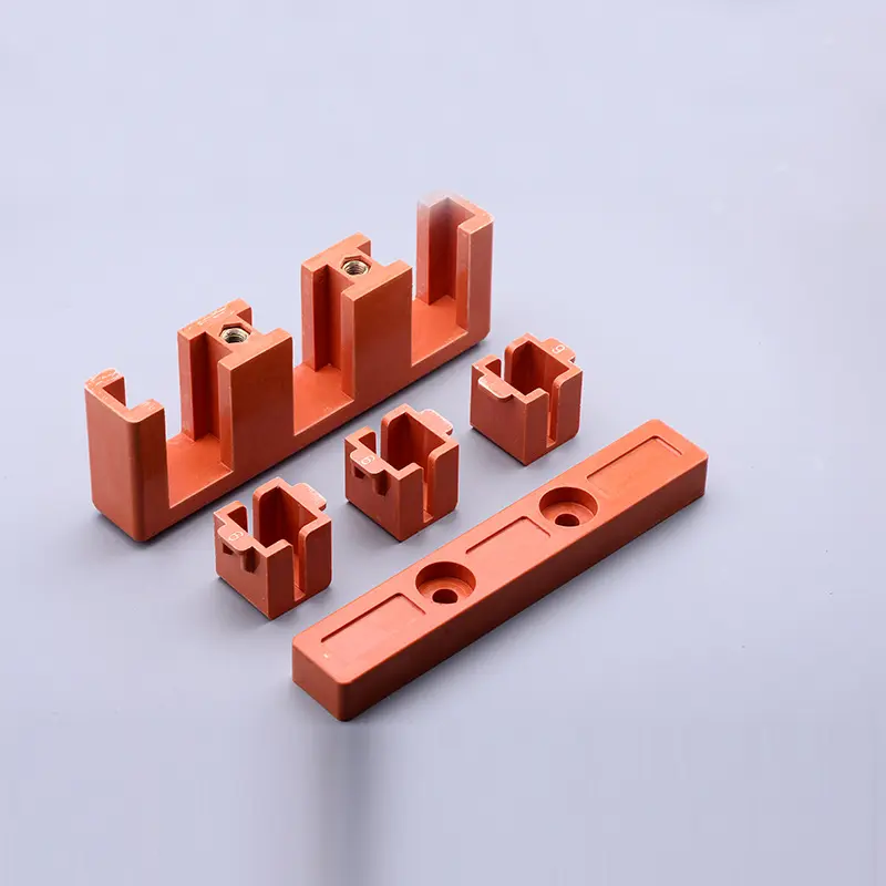 低压成套阻燃绝缘母线夹md8母线框3相100间距6x60桥架母线框