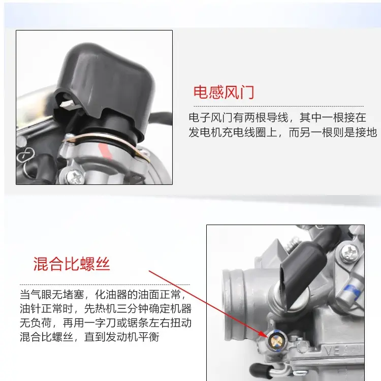 大公主 wh125t-3a-5a-6佳颖 喜俊 喜致 酷影 摩托车化油器