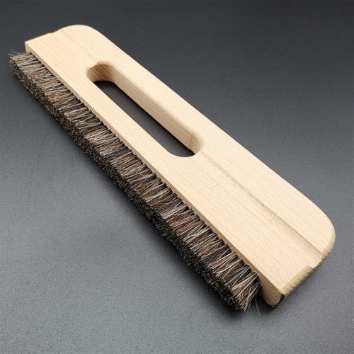 专业贴壁纸墙纸施工工具马鬃毛壁纸中毛刷3排毛软硬适中 扫灰刷子