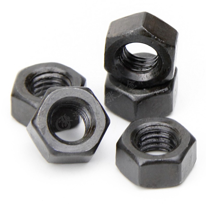 GB6170高强度六角螺母 黑色8级六角螺母螺帽螺栓帽 螺丝帽 M3-M64